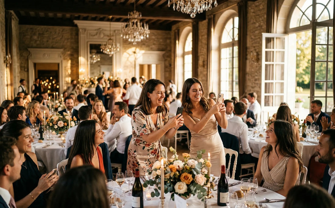 Comment récupérer les photos de mariage de vos invités (5 solutions comparées)