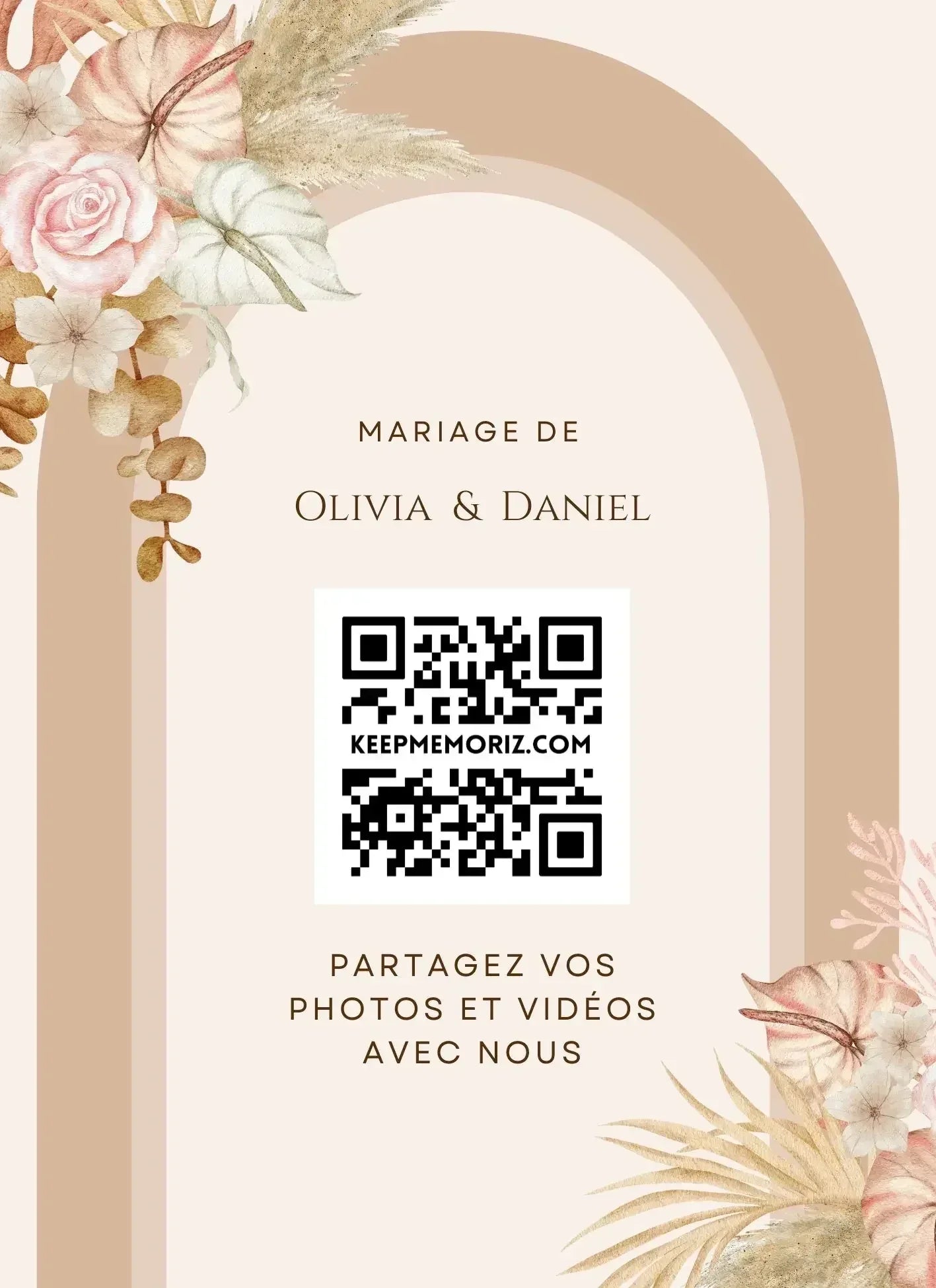 Galerie Photo et vidéo QR Code - Collectez les Photos et vidéos de vos Invités - Keep memoriz
