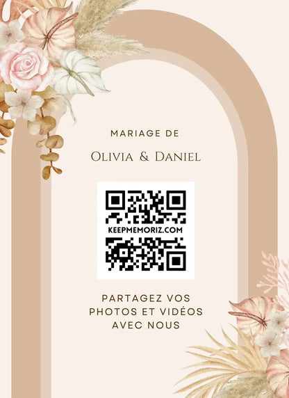 Galerie Photo et vidéo QR Code - Collectez les Photos et vidéos de vos Invités - Keep memoriz