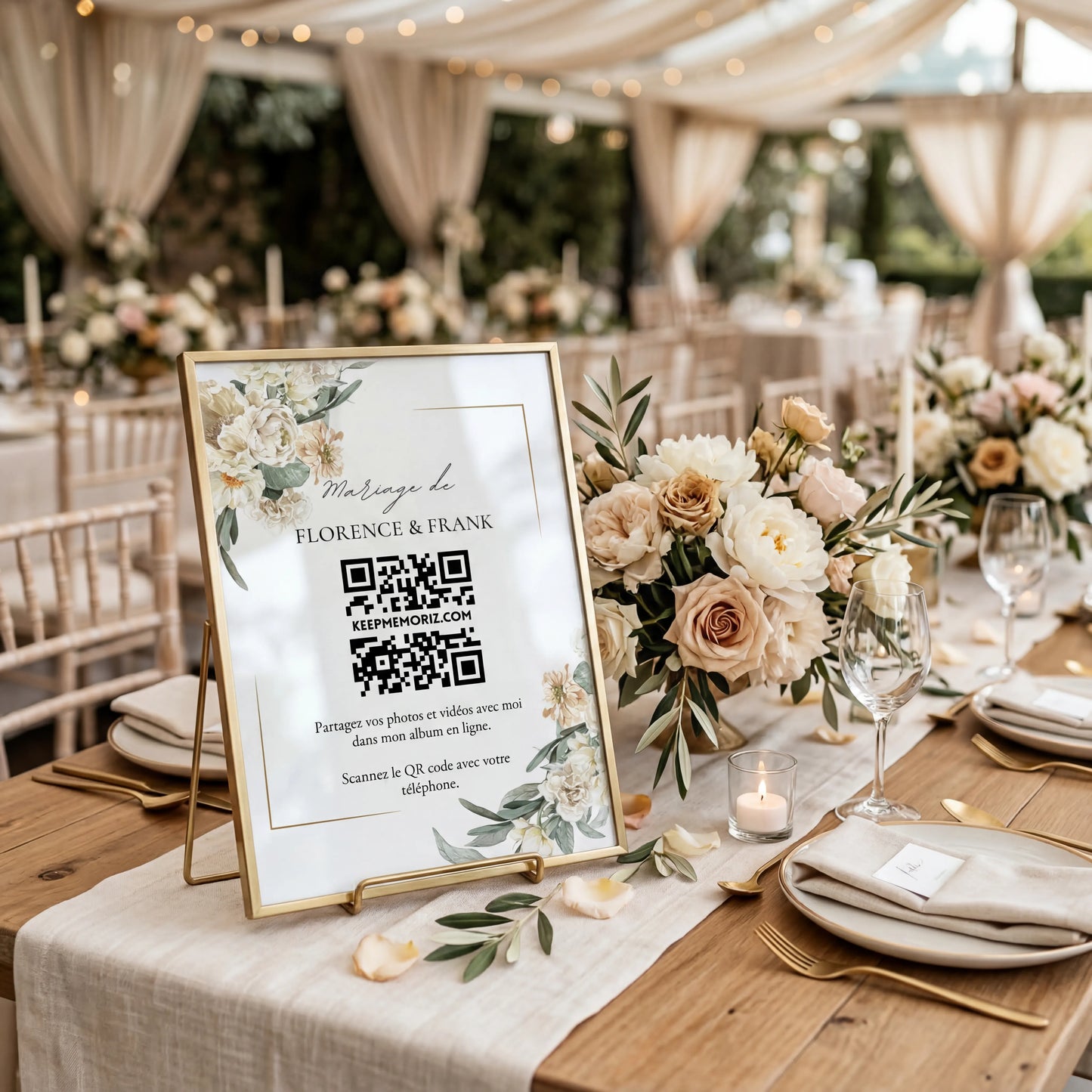 QR Code Mariage et Anniversaire — Galerie Photo Vidéo Collaborative | Sans Application